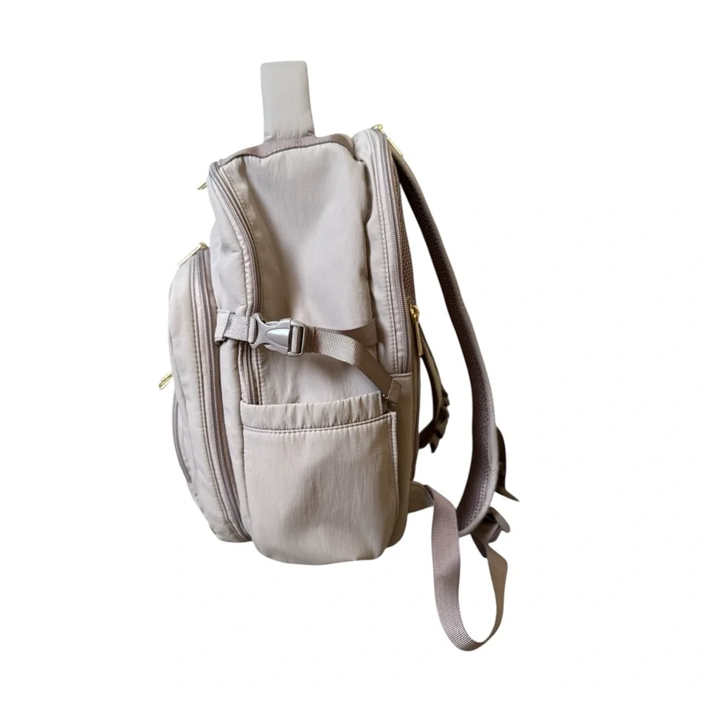 Isaac Mizrahi Spacious Travel Backpack Viral Laptop Essentials Holds Stanley Cup
